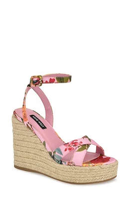 Nine West Earnit Espadrille Sandal Medium Pink at Nordstrom,