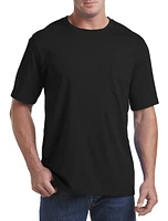 Harbor Bay by DXL Moisture-Wicking Pocket T-Shirt at Nordstrom,