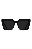 RAEN Vine Polarized Square Sunglasses in Recycled Black/Smoke Polar at Nordstrom