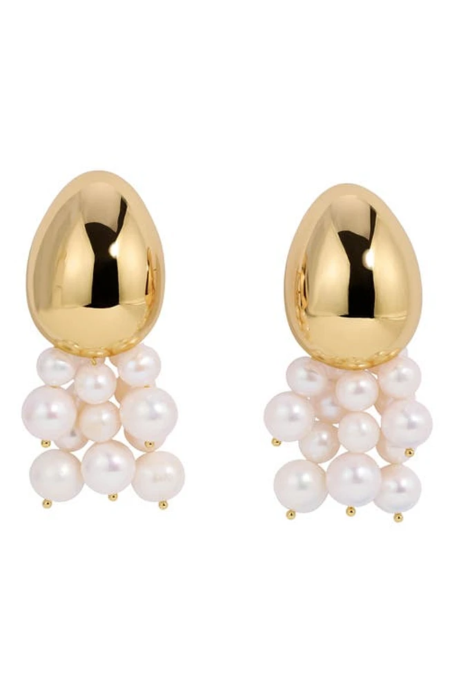 LILI CLASPE Zora Pearl Drop Earrings in Gold at Nordstrom