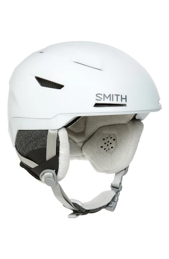 Smith Vida Snow Helmet with MIPS in Matte Satin White at Nordstrom, Size Small