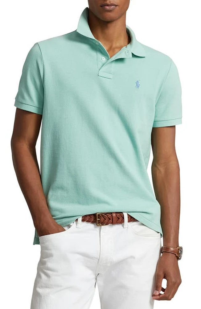 Polo Ralph Lauren Cotton Piqué Polo in Celadon/C7580 at Nordstrom, Size Small