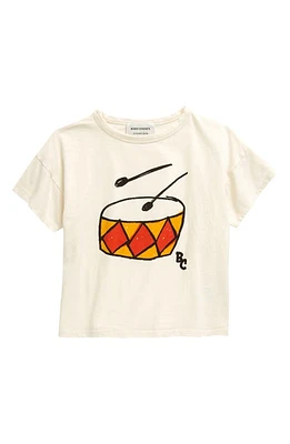 Bobo Choses Kids' Play the Drum Organic Cotton Graphic T-Shirt Off White at Nordstrom, Y