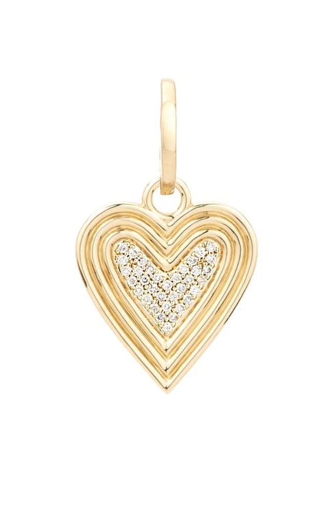 Adina Reyter Make Your Move Diamond Heart Pendant in Yellow Gold at Nordstrom