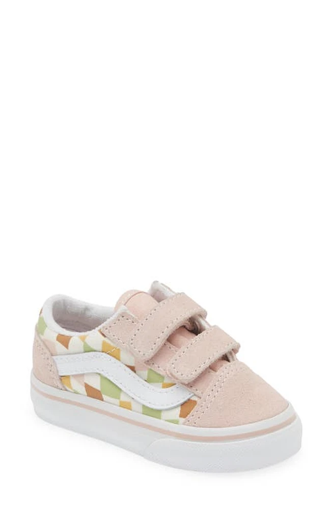 Vans Kids' Old Skool V Sneaker Pastel Block Multi/True White at Nordstrom, M