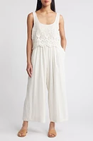 Lucky Brand Lace Bodice Jumpsuit at Nordstrom,