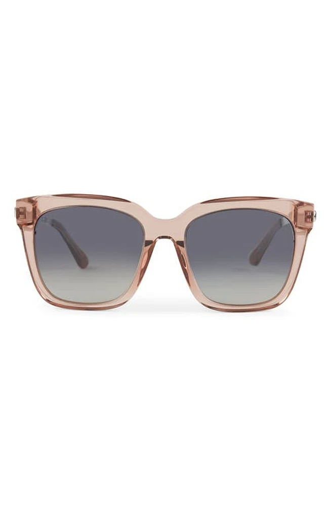 DIFF Bella 54mm Square Sunglasses in Rose Stone at Nordstrom