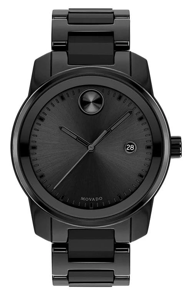 Movado Bold Verso Bracelet Watch, 42mm in Black at Nordstrom