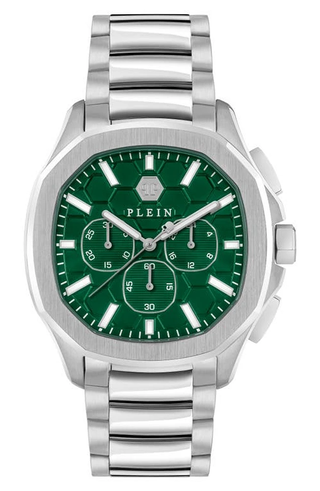 PHILIPP PLEIN Spectre Chronograph Bracelet Watch, 44mm in Stainless Steel at Nordstrom