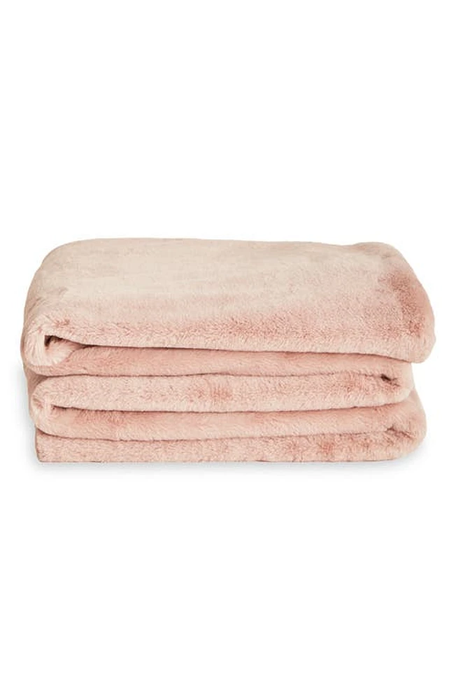 UnHide Li'l Marsh Medium Plush Blanket in Rosy Baby at Nordstrom, Size Throw