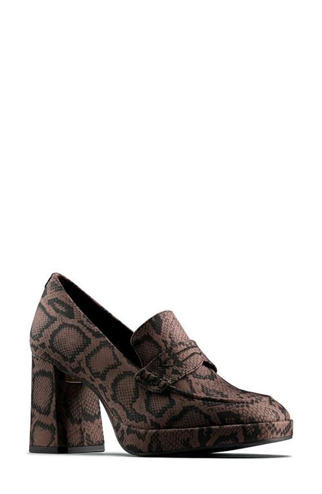 Clarks(r) x Martine Rose Coming Up Roses Loafer Pump in Brown Textile at Nordstrom, Size 7.5