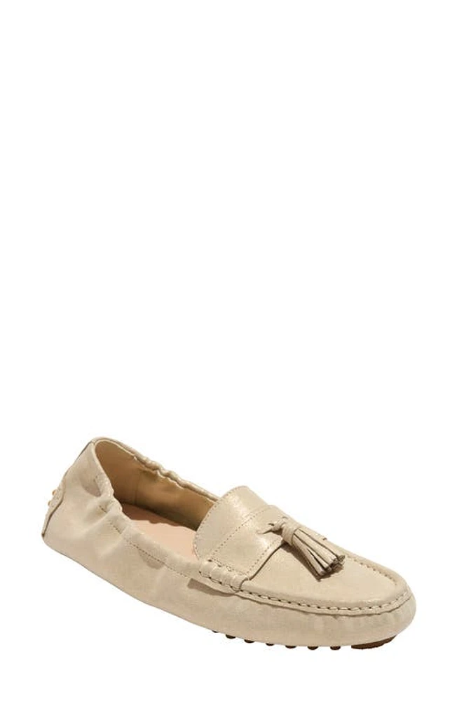 Jack Rogers Bedon Tassel Driving Loafer Platinum at Nordstrom,