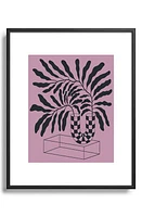 Deny Designs Fiona 3 Framed Art Print in Black Tones at Nordstrom