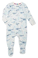 Magnetic Me Fantasea Cove Fitted One-Piece Footie Pajamas at Nordstrom,