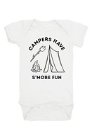 Feather 4 Arrow S'More Cotton Graphic Bodysuit White at Nordstrom,