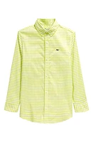 vineyard vines Kids' On-The-Go brrrº Gingham Button-Down Shirt at