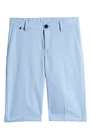 BOSS Kidswear Kids' Solid Cuff Shorts Pale Blue at Nordstrom, Y