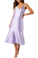 Petal & Pup Novan Satin Cocktail Dress Lavender at Nordstrom,