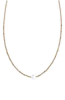 Sethi Couture Rose-Cut Diamond Pendant Necklace in Rose Gold/Diamond at Nordstrom, Size 18 In