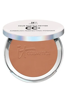 IT Cosmetics Your Skin But Better CC+ Airbrush Perfecting Powder in Deep at Nordstrom