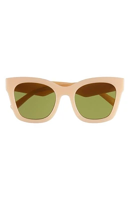 Le Specs Showstopper D-Frame Sunglasses in Butterscotch at Nordstrom