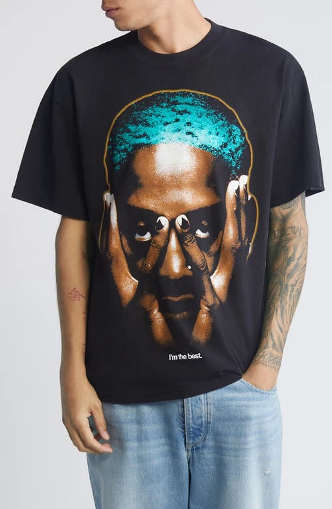 ID Supply Co RD Portrait Graphic T-Shirt Black at Nordstrom,