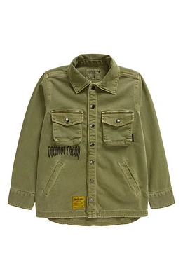 Nununu Kids' Safari Snap Jacket Olive at Nordstrom