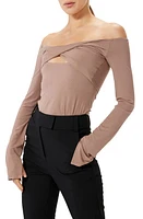 Sophie Rue Olympia Twist Cutout Off the Shoulder Top at Nordstrom,