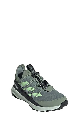 adidas Kids' Terrex Voyager 21 Canvas Running Shoe Silver/Green/Crystal Jade at Nordstrom, M