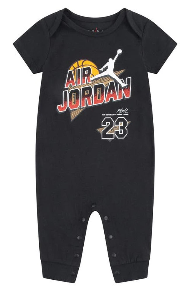 Air Jordan Flight Romper Black at Nordstrom