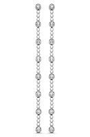 Sara Weinstock Isadora Bezel & Bead Linear Earrings in 18K Wg at Nordstrom