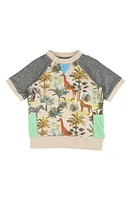 Miki Miette Kids' Iggy Safari Print Cotton T-Shirt at Nordstrom,