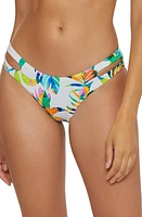 Becca Isla Verde Seersucker Bikini Bottoms White Multi at Nordstrom,