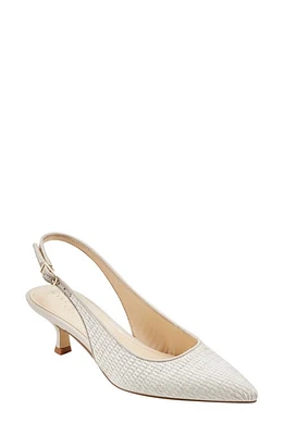 Marc Fisher LTD Larysa Kitten Heel Slingback Pump Light Natural 111 at