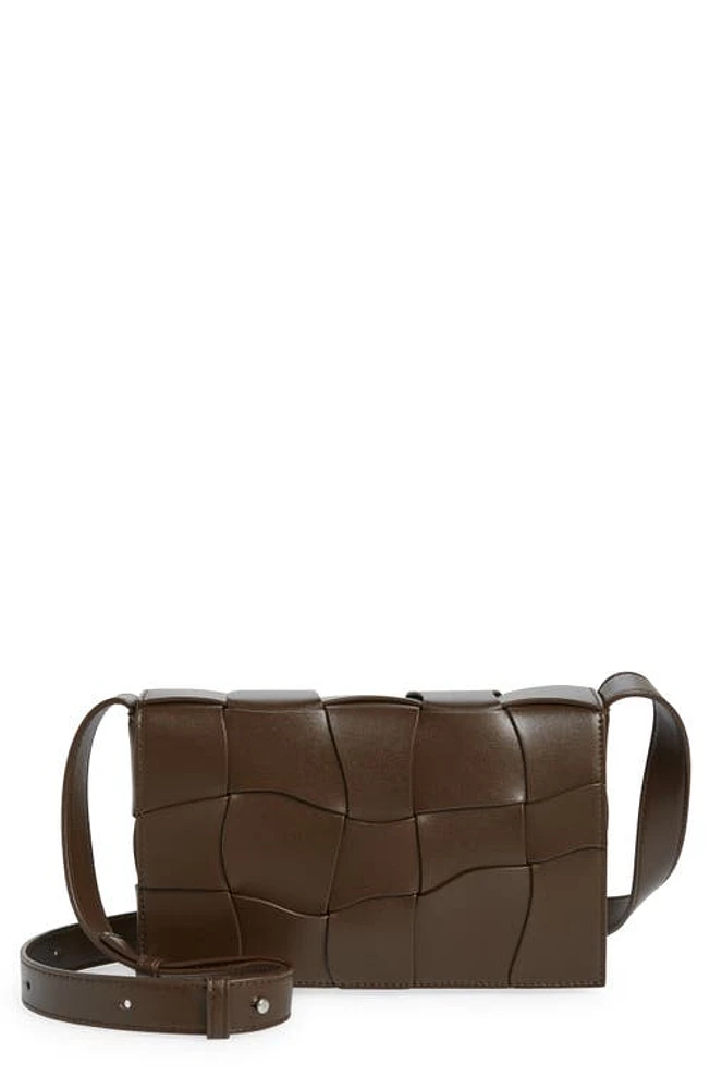 Bottega Veneta Medium Cassette Wavy Intrecciato Leather Crossbody Bag in 2017 Light Brown-Silver at Nordstrom