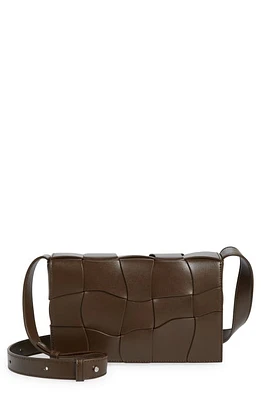 Bottega Veneta Medium Cassette Wavy Intrecciato Leather Crossbody Bag in 2017 Light Brown-Silver at Nordstrom