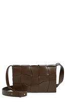 Bottega Veneta Medium Cassette Wavy Intrecciato Leather Crossbody Bag in 2017 Light Brown-Silver at Nordstrom