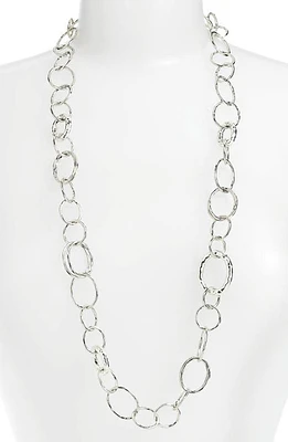 Ippolita 'Glamazon - Bastille' Long Chain Necklace in Silver at Nordstrom