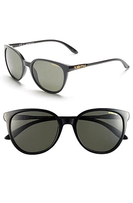 Smith 'Cheetah' 53mm Sunglasses in Black/Polar Grey/Green at Nordstrom