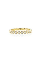 EF Collection Bezel Diamond Stackable Ring in 14K Yellow Gold at Nordstrom, Size 8