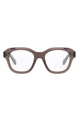 CELINE Bold 3 Dots 50mm Butterfly Optical Glasses in Dark Brown/Other at Nordstrom