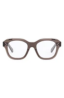 CELINE Bold 3 Dots 50mm Butterfly Optical Glasses in Dark Brown/Other at Nordstrom