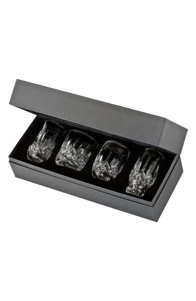 Waterford Lismore Connoisseur Assorted Set of 4 Lead Crystal Tumblers in Clear at Nordstrom