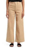 Mavi Jeans Paloma High Waist Wide Leg Natural Sand Denim at Nordstrom,