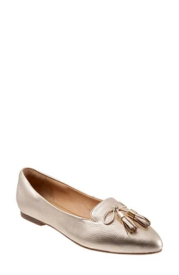 Trotters Hope Flat in Gold Metallic at Nordstrom, Size 7.5