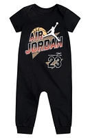 Air Jordan Flight Romper Black at Nordstrom