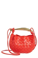 Bottega Veneta Sardine Intrecciato Crossbody Bag in 6459 Vernis-Muse Brass at Nordstrom