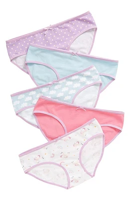 Nordstrom Kids' Assorted 5-Pack Hipster Briefs Pack at Nordstrom,