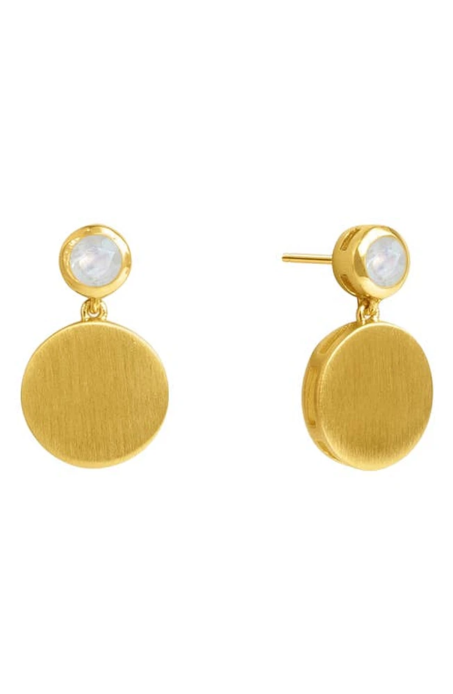 Dean Davidson Signature Mini Drop Earrings in Moonstone/gold at Nordstrom