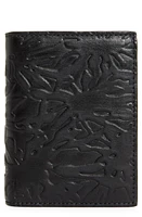 Comme des Garçons Wallets Forest Embossed Leather Bifold Wallet in Black at Nordstrom